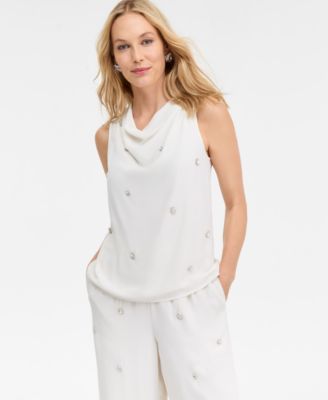 Women's Embellished Halter Top, Macy's Exclusive