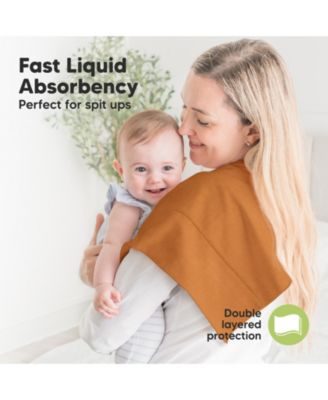 Kids 6pk Shea Baby Burp Cloths for Baby Boys and Girls, Burping Cloths for Babies, Newborn