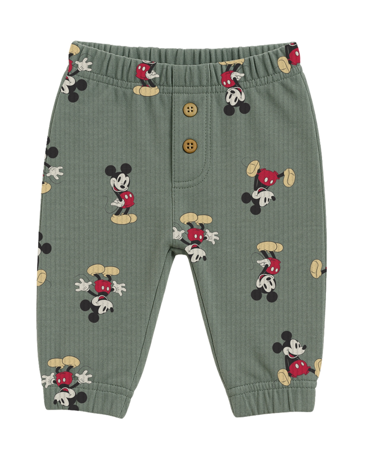 Disney Baby Boys 3-Piece Mickey Mouse Bodysuit, Hat and Pants Set