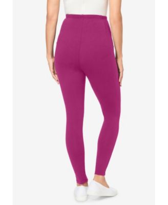 Women's Within Tall Stretch-Cotton Knit Pull-On Pocket Leggings