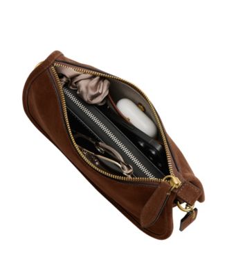 Waverly Small Suede Shoulder Bag