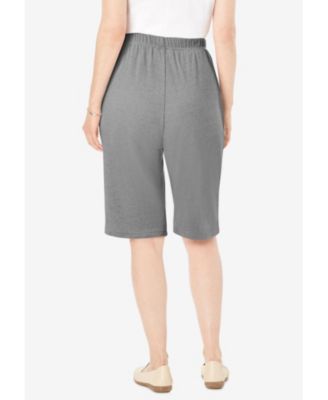Plus Size 7-Day Knit Bermuda Shorts