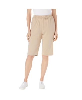 Plus Size 7-Day Knit Bermuda Shorts
