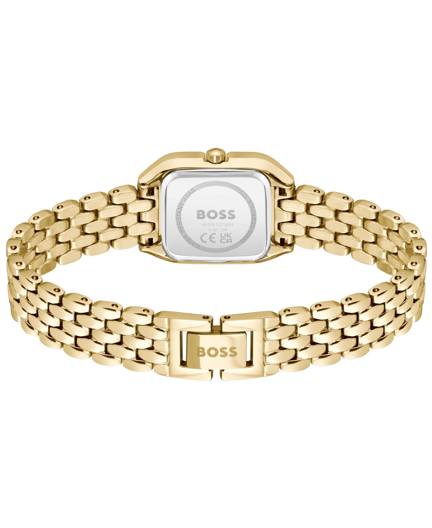 Женские часы Hugo Boss Mae Petite Quartz Basic Mini Ionic Plated Thin Gold Steel Watch, 22mm — фото 3