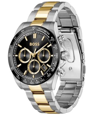 Men's Hero 2.0 Quartz Fashion Chrono Two Tone Stainless Steel Watch, 44mm