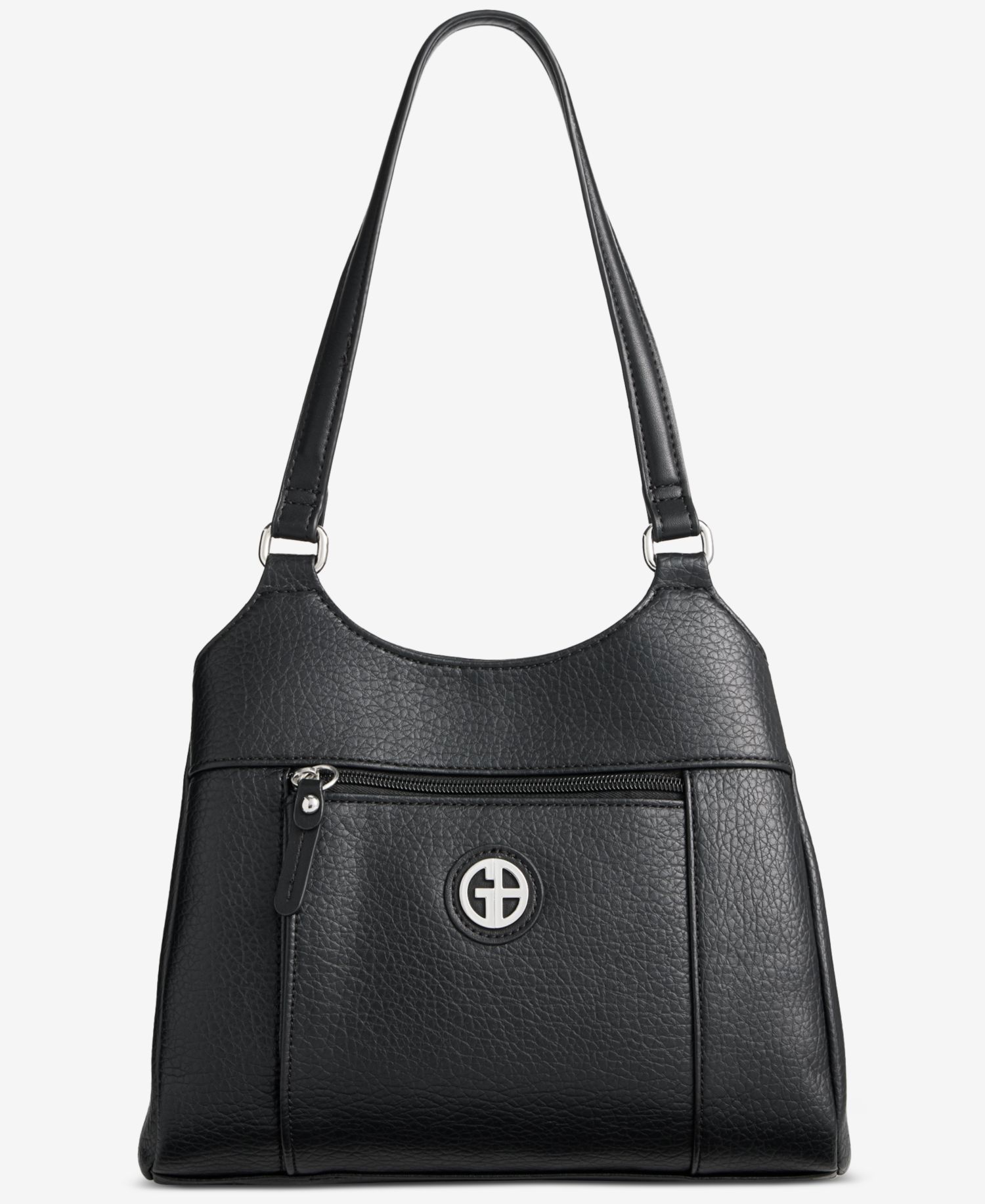 Pebbled 4-Poster Tote