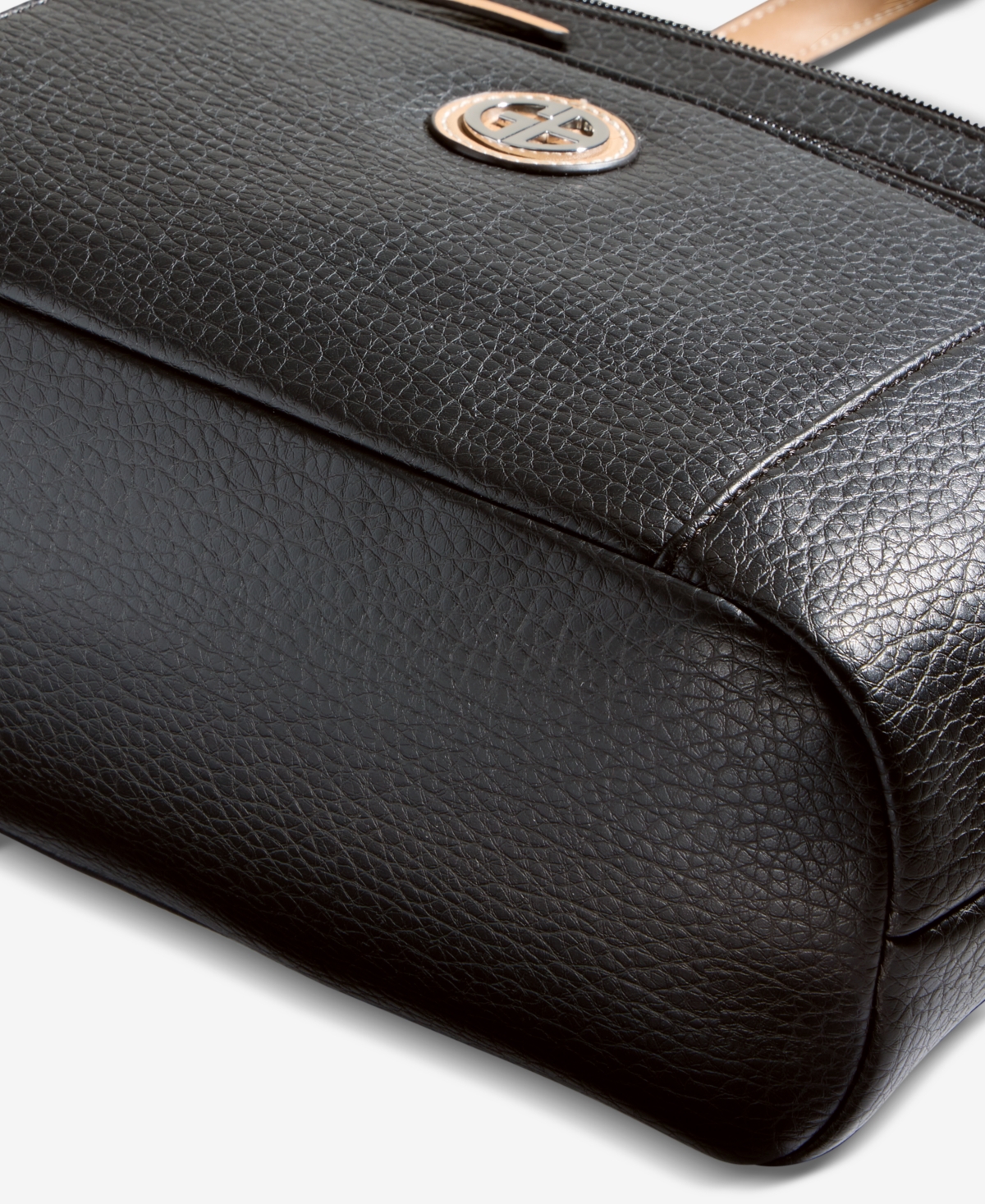 Giani Bernini Colorblock Pebble Tote, Exclusively At Macy's In Black
