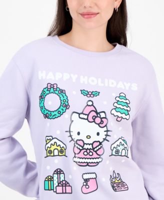 Juniors' Hello Kitty Happy Holidays Sweatshirt