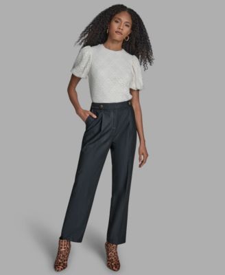 BCBG - Women's Full Length Faux Denim Pants