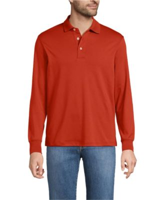 Big & Tall Long Sleeve Super Soft Supima Polo Shirt