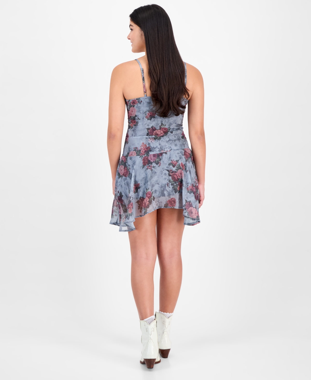 Madden Girl Juniors' Drop-Waist Mini Dress
