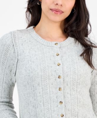 Women's Pointelle Cardigan
