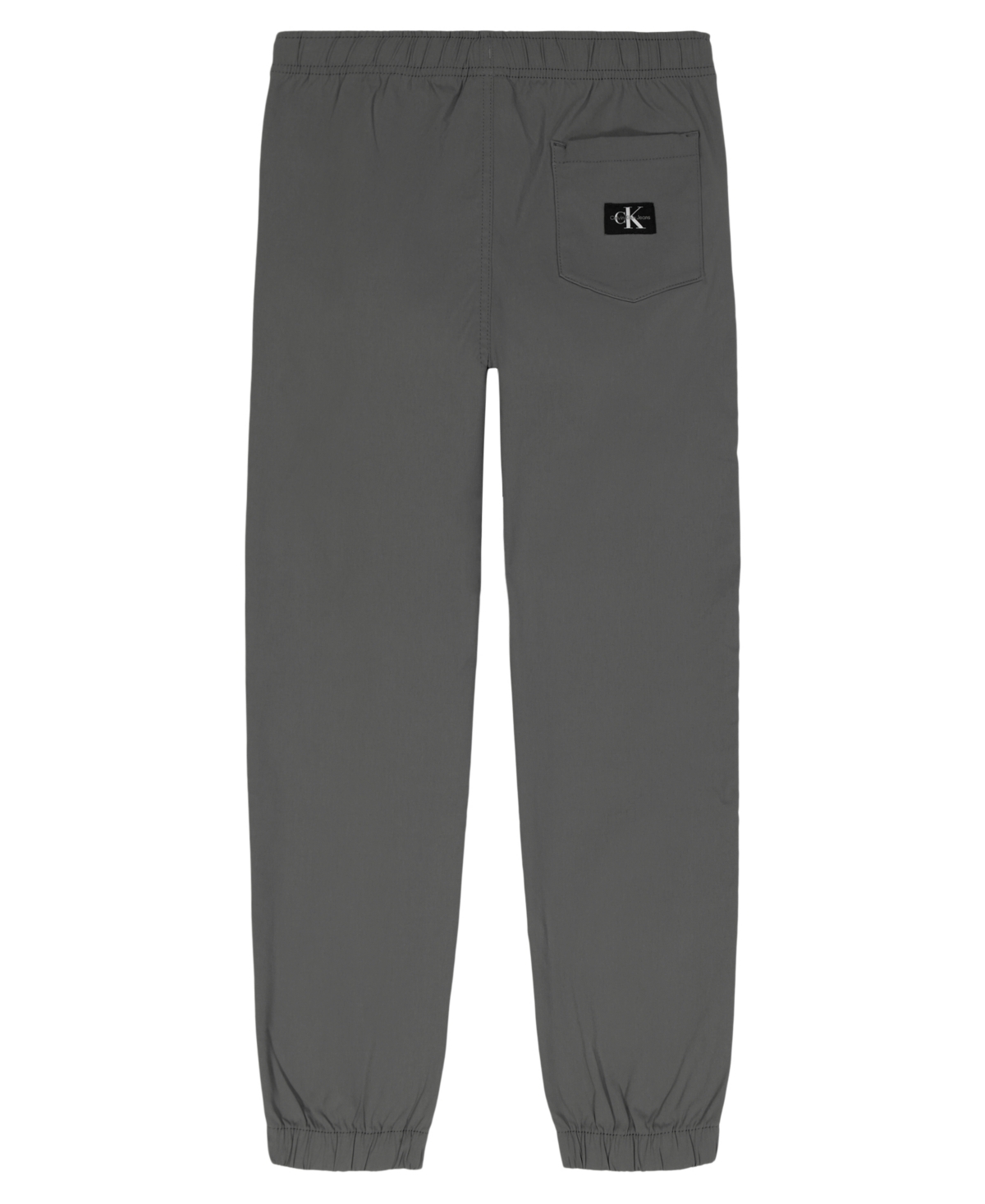 Calvin Klein Big Boys Tech Drawcord Front Joggers In Gray