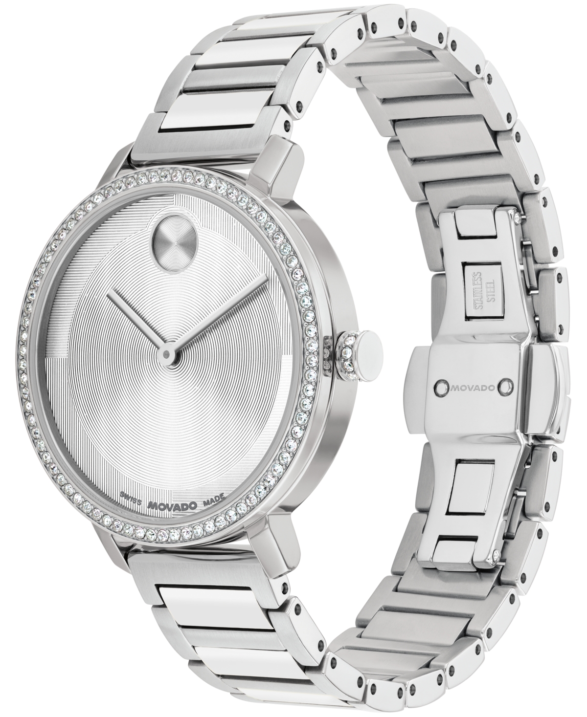 Movado Women's Bold Evolution 2.0 Swiss Quartz Stainless Steel Watch, 34mm
