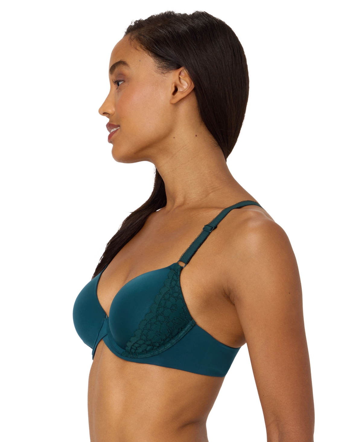 Maidenform Women's One Fab Fit 2.0 T-shirt Shaping Underwire Bra Dm7543 In Blue