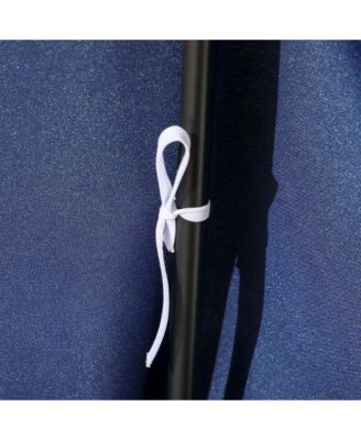 67 Inch 3-Seat Patio Swing Chair with Adjustable Canopy and Cushions