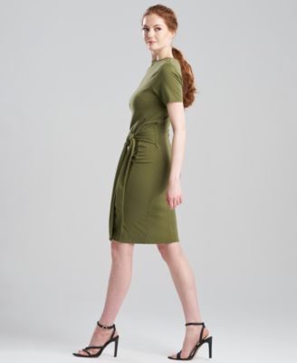 Women's Boat Neck Short Dress