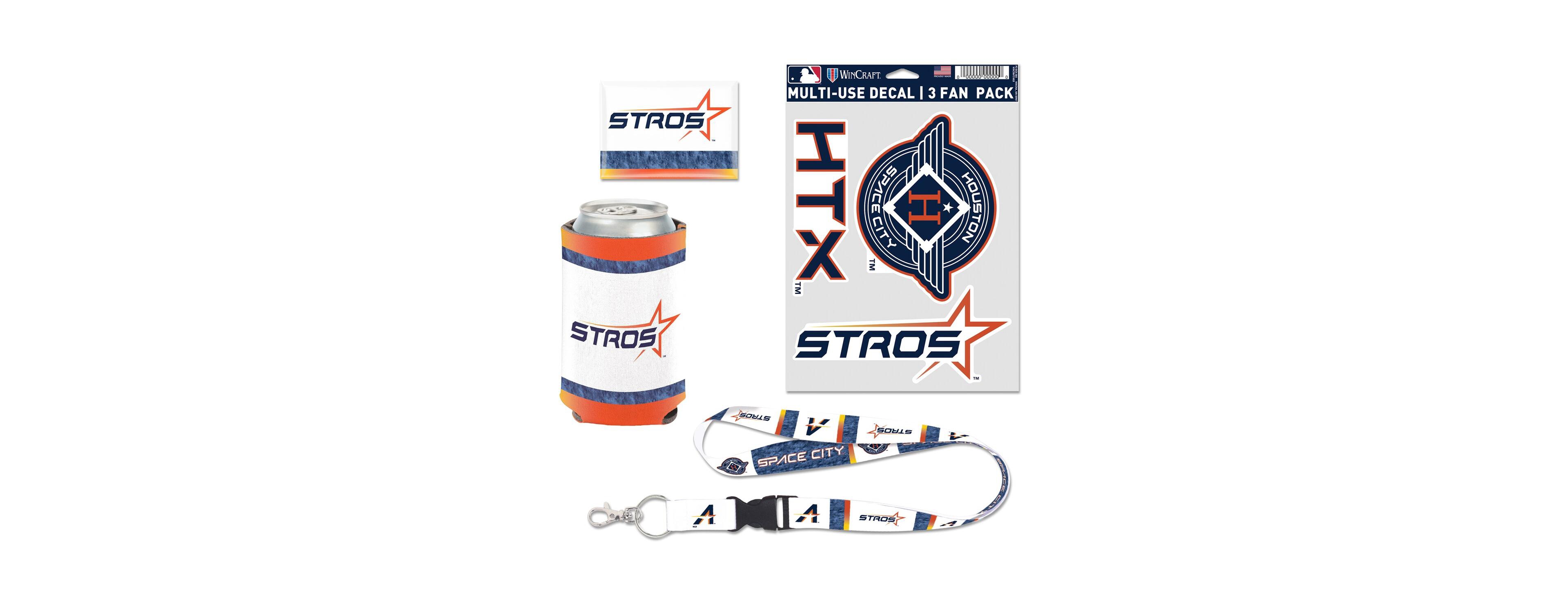 Wincraft Houston Astros 2025 City Connect Four-Piece Fan Pack