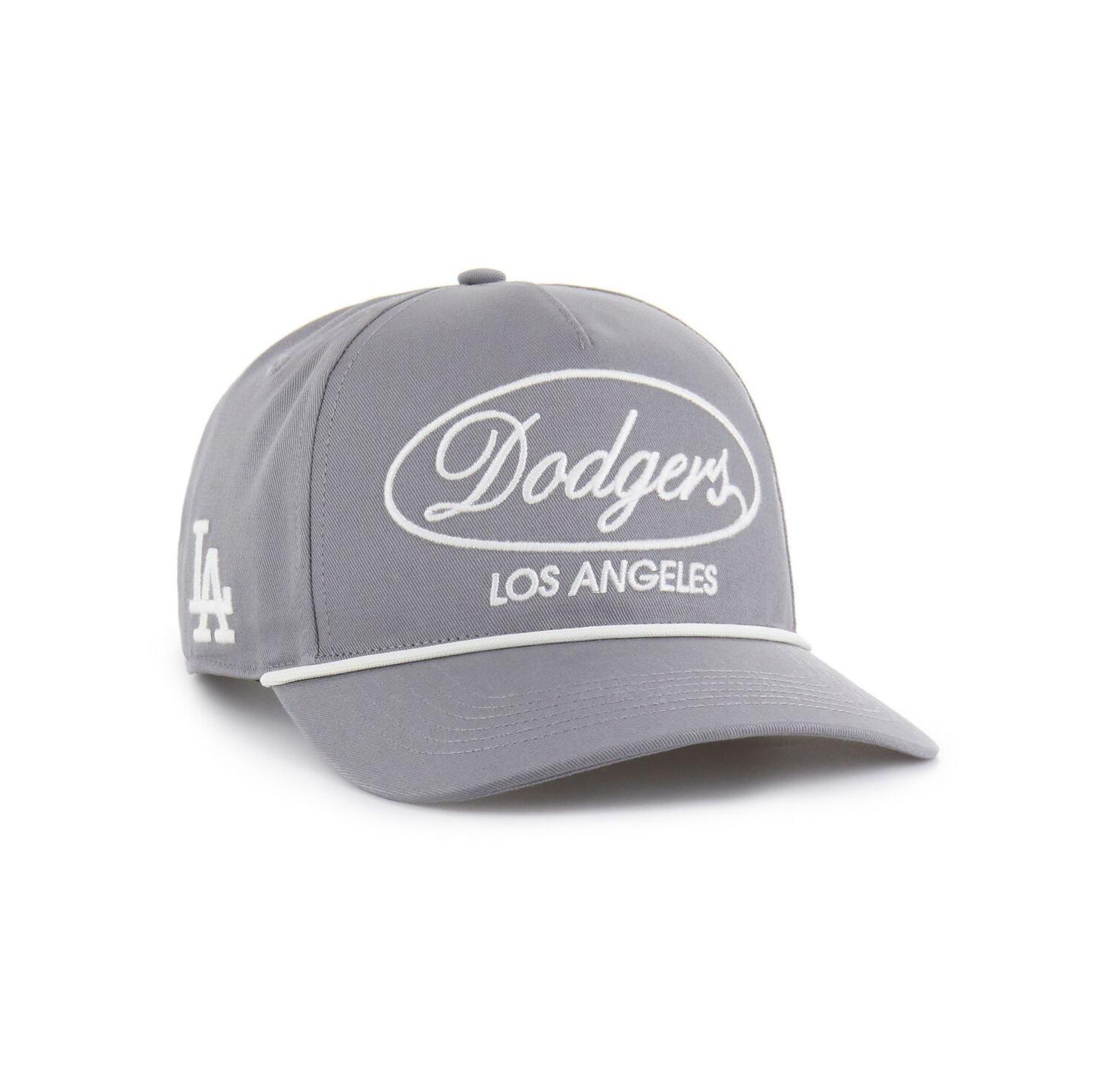 Men's Gray Los Angeles Dodgers Foundational Hitch Adjustable Hat