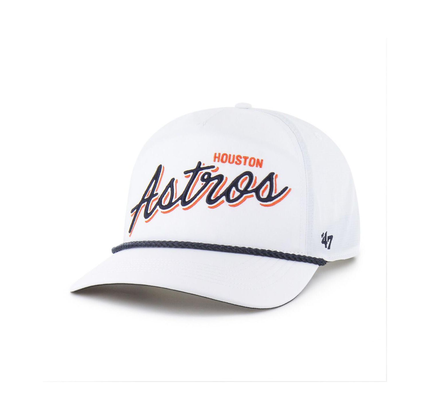 Men's White Houston Astros Brrr Fairway Hitch Adjustable Hat