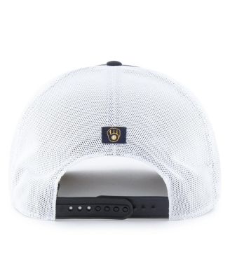 Men's Navy Milwaukee Brewers Brrr Downburst Mesh Hitch Adjustable Hat