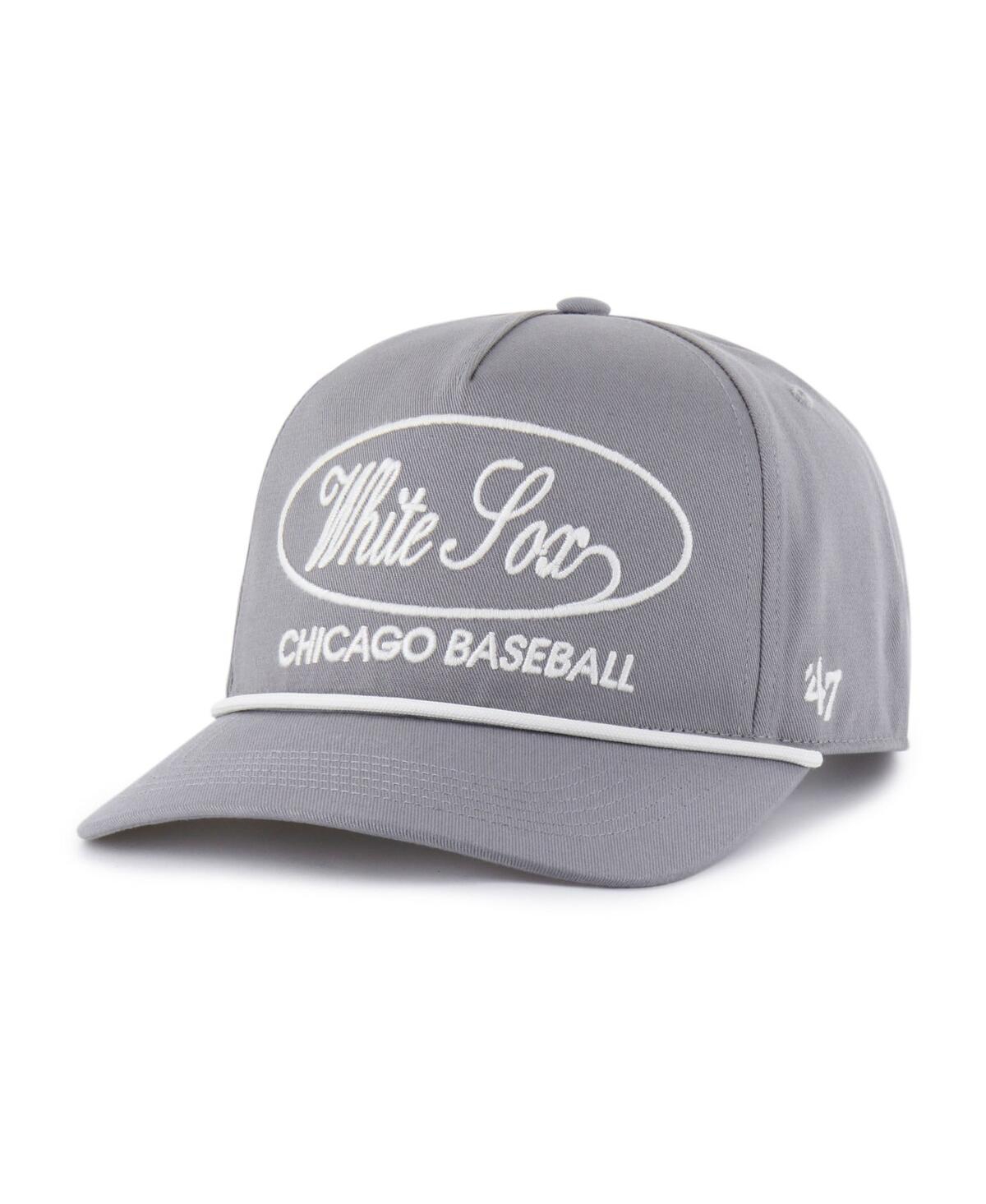 47 Brand Men's Gray Chicago White Sox Foundational Hitch Adjustable Hat In Gray
