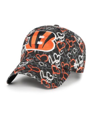'47 Brand - Big Girls Black Cincinnati Bengals Mural Clean Up Adjustable Hat