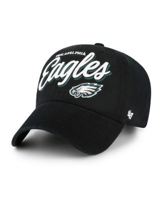 '47 Brand - Women's Black Philadelphia Eagles Ariana Clean Up Adjustable Hat