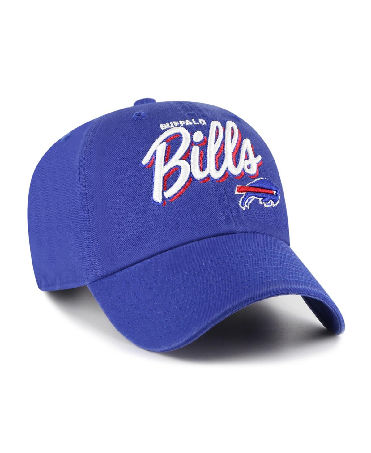 47 Brand Women's Royal Buffalo Bills Ariana Clean Up Adjustable Hat In Blue