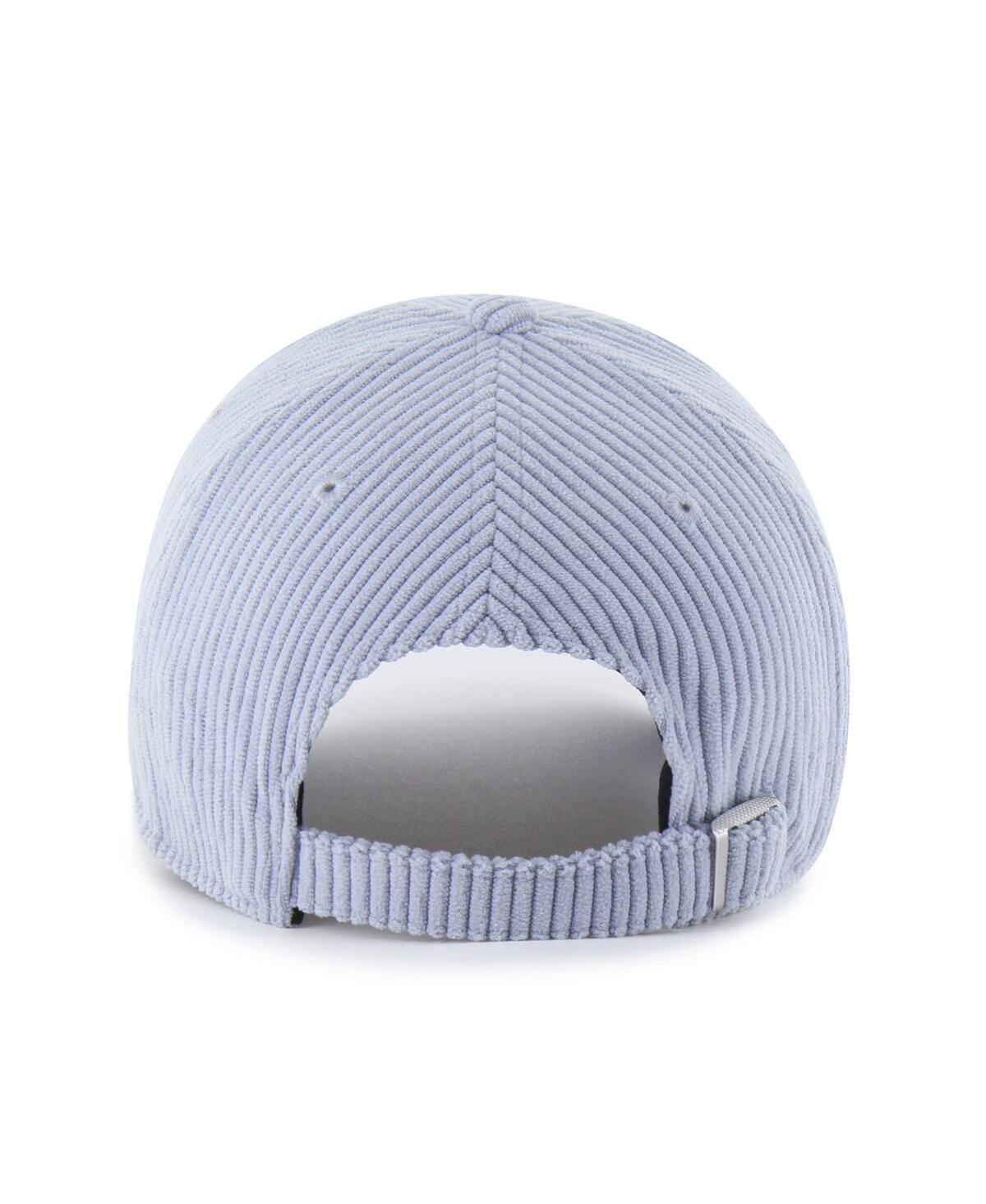 47 Brand Women's Light Blue Houston Texans Mellow Corduroy Clean Up Adjustable Hat In Blue