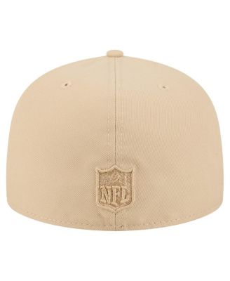 Men's&nbsp;Beige Baltimore Ravens Color Pack A-Frame 59FIFTY Fitted Hat