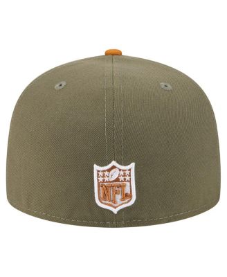 Men's&nbsp;Olive/Brown Buffalo Bills Color Pack A-Frame 59FIFTY Fitted Hat