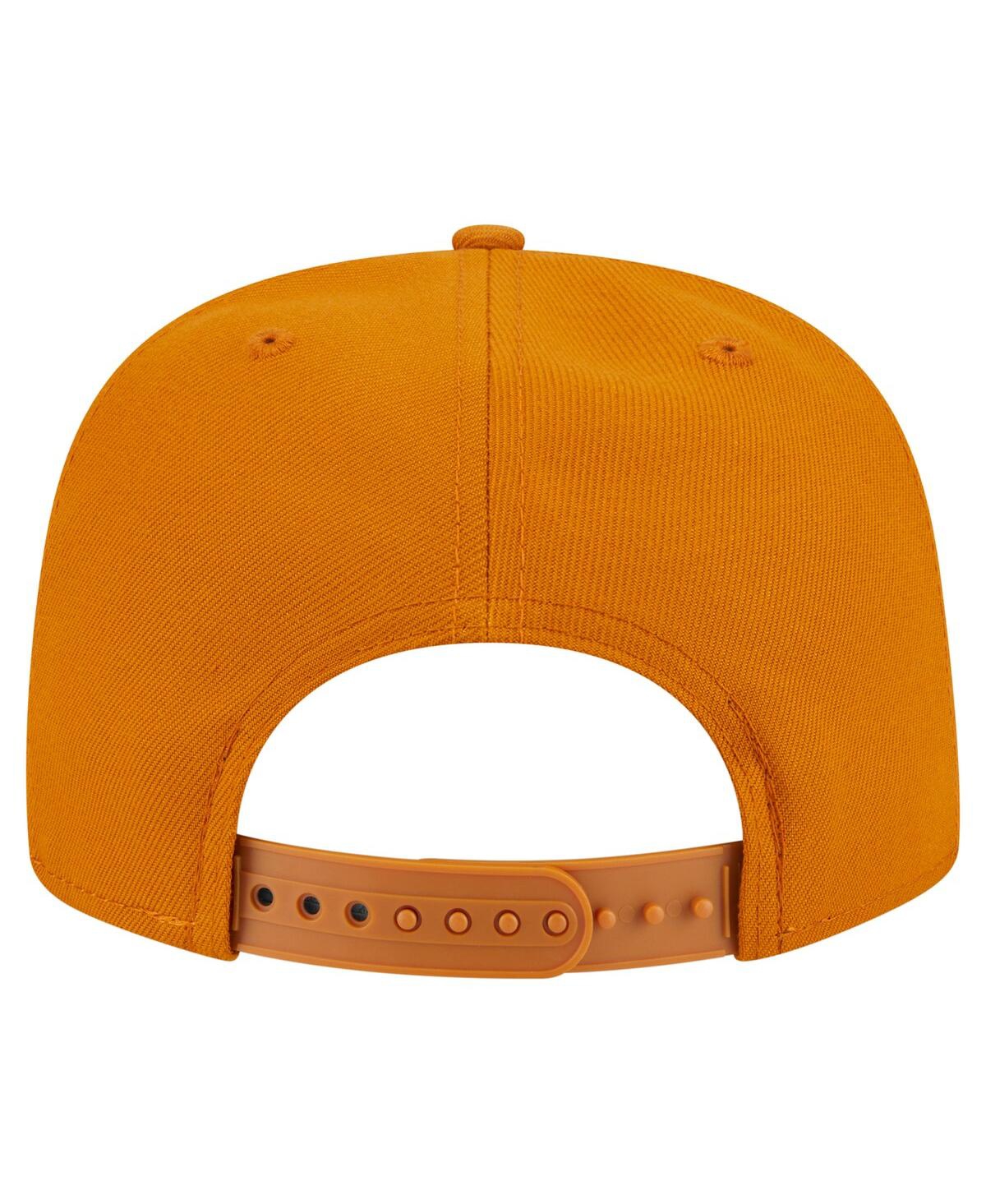 New Era Men'sâ Brown Cleveland Browns Color Pack A-frame 9fifty Snapback Hat In Orange