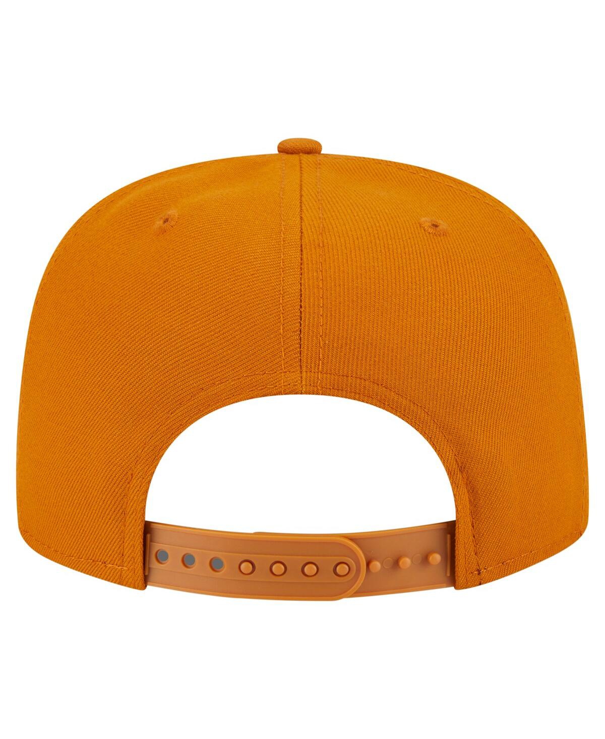 New Era Men'sâ Brown Tennessee Titans Color Pack A-frame 9fifty Snapback Hat In Orange