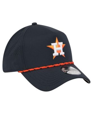 Men's Navy Houston Astros 39THIRTY A-Frame Perforated Flex Hat