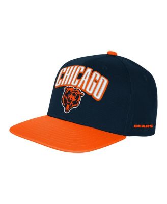 Outerstuff - Big Boys and Girls Navy Chicago Bears Essentials Adjustable Hat