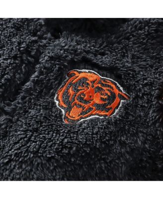 Baby Boys and Girls Navy Chicago Bears Stay Napping Fleece Bunting Full-Zip Sleeper