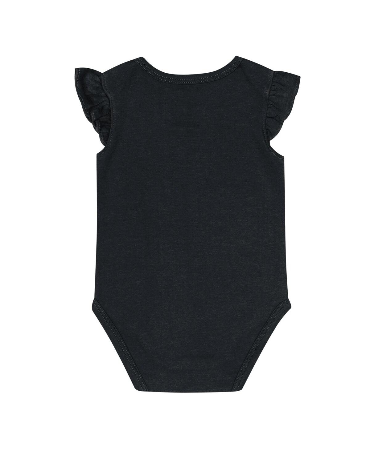 Outerstuff Baby Boys And Girls 2-piece Pittsburgh Steelers The Sunshine Bodysuit Set In Black
