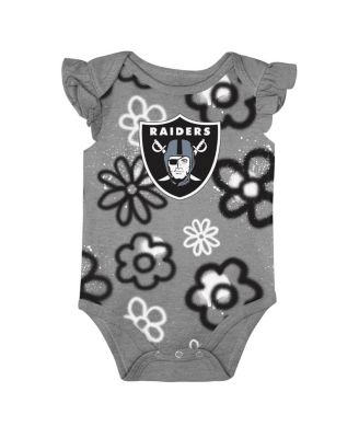 Baby Boys and Girls 2-Piece Las Vegas Raiders The Sunshine Bodysuit Set