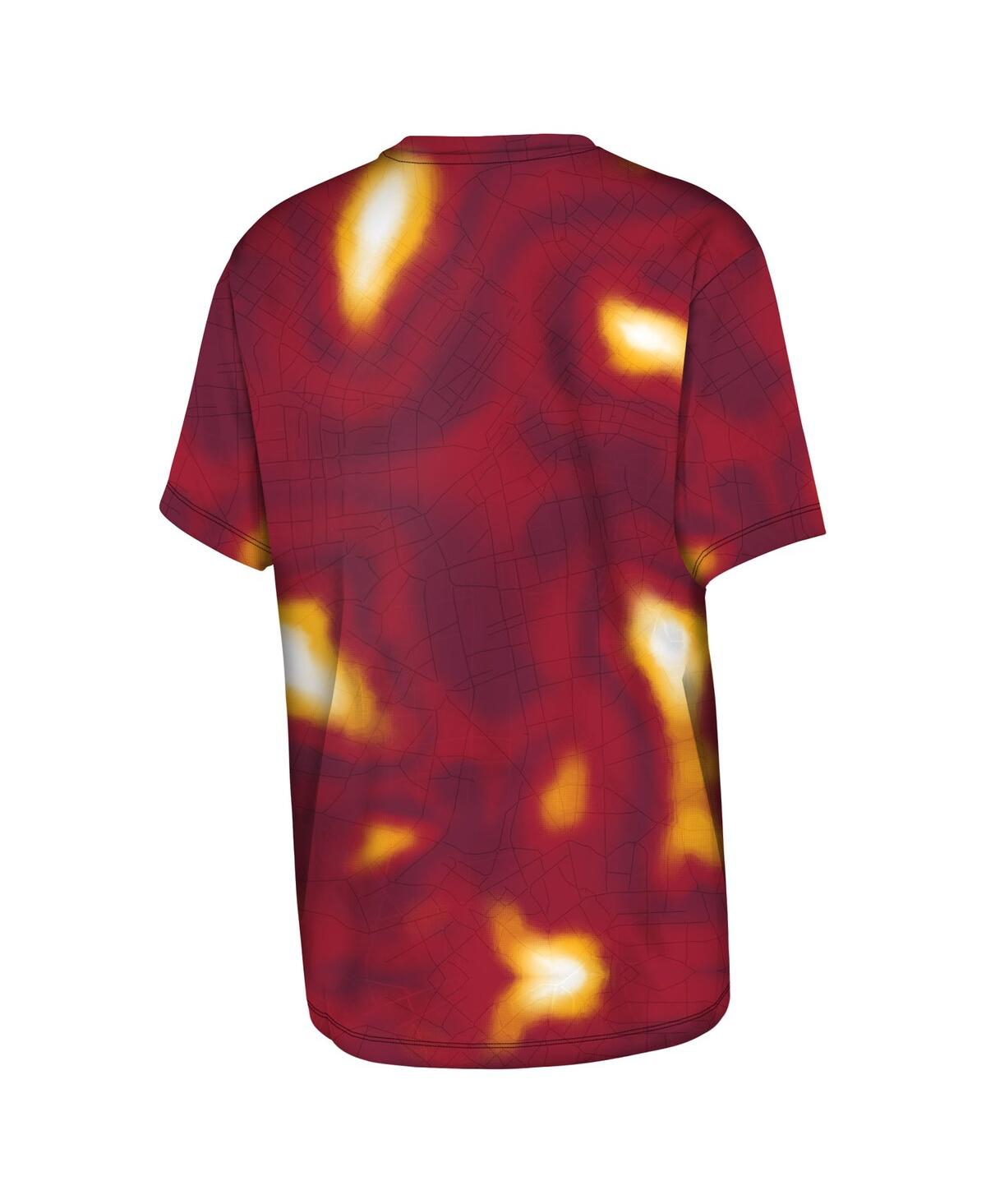 Outerstuff Big Boys And Girls Burgundy Washington Commanders End Zone Dri-tek T-shirt In Multi