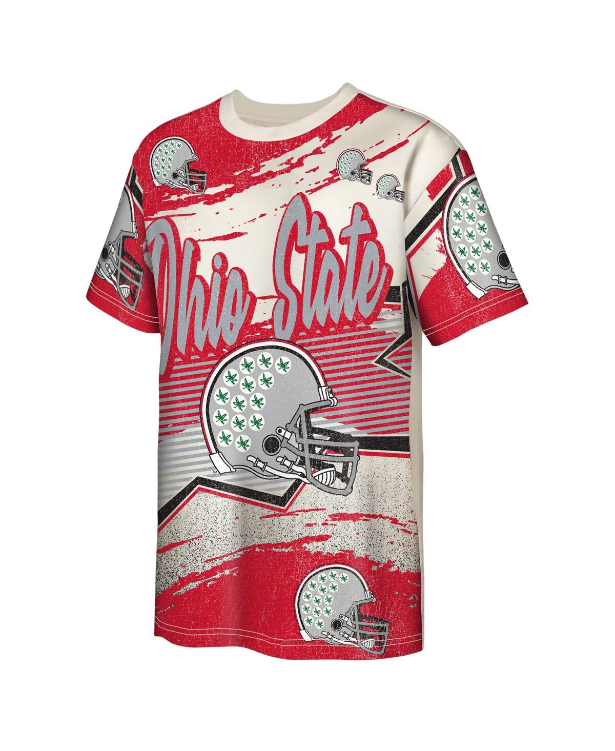 Outerstuff Big Boys And Girls Cream Ohio State Buckeyes Make Noise T-shirt In White