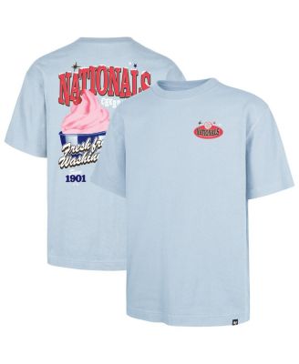 '47 Brand - Men's Light Blue Washington Nationals Ice Cream Parlor Foundation T-Shirt