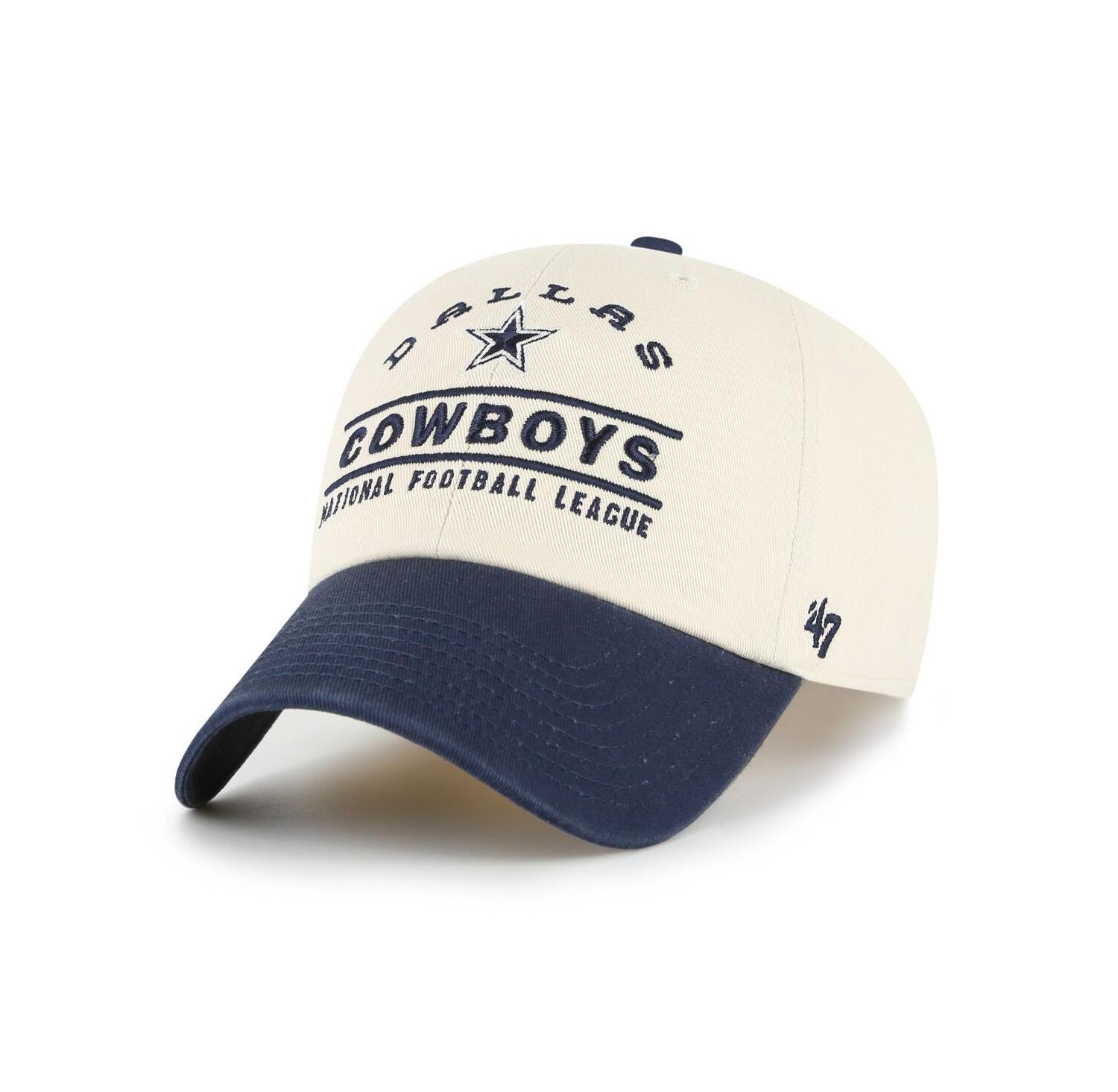 Men's Natural Dallas Cowboys Windham Clean Up Adjustable Hat