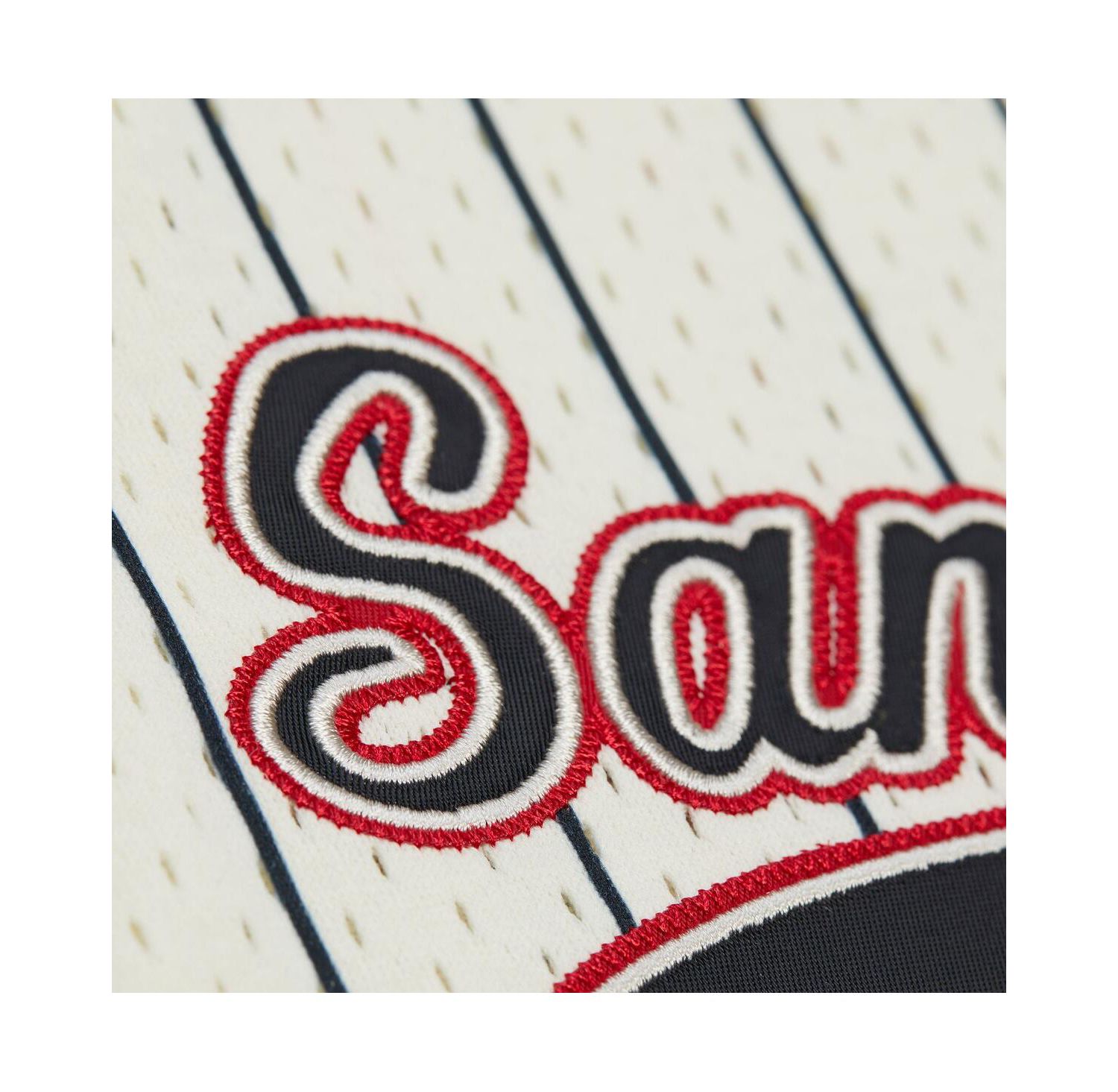 Men's Jerry Rice Cream San Francisco 49ers Name & Number Mesh Button-Up Baseball Jersey