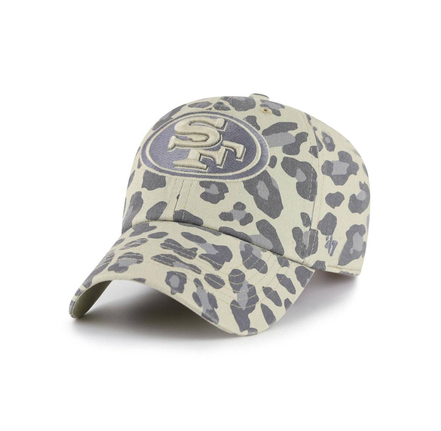 Women's Gray San Francisco 49ers Bagheera Clean Up Adjustable Hat