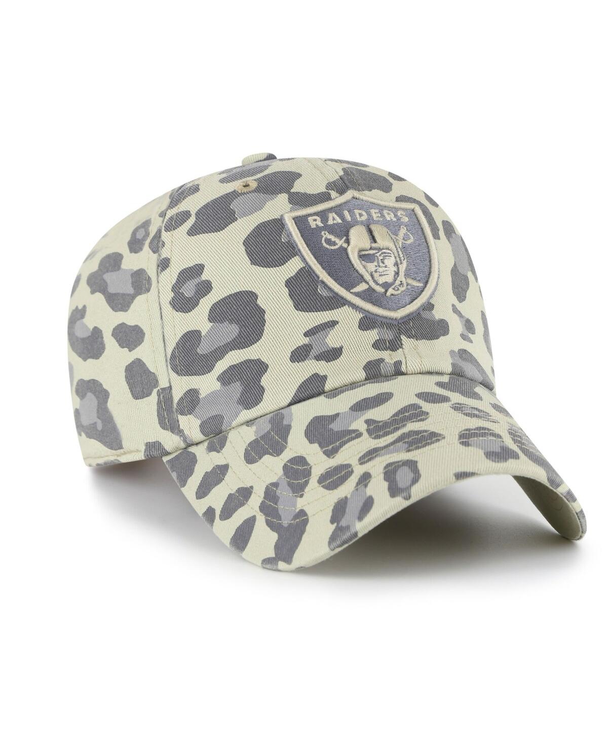 47 Brand Women's Gray Las Vegas Raiders Bagheera Clean Up Adjustable Hat In Gray