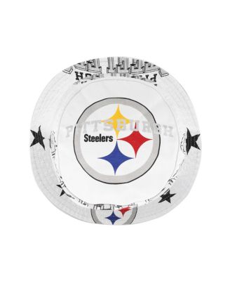Women's White Pittsburgh Steelers Energize Bucket Hat