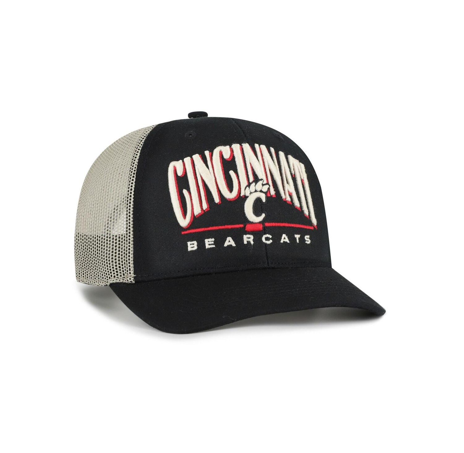 Men's Black Cincinnati Bearcats Arid Adjustable Trucker Hat