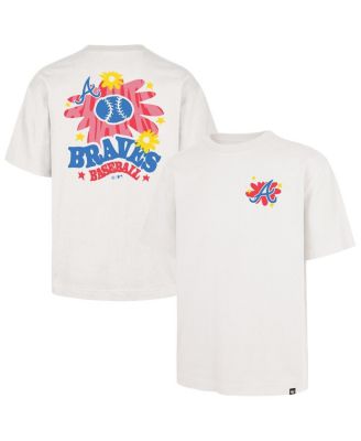 '47 Brand - Men's Cream Atlanta Braves Flora Foundation T-Shirt