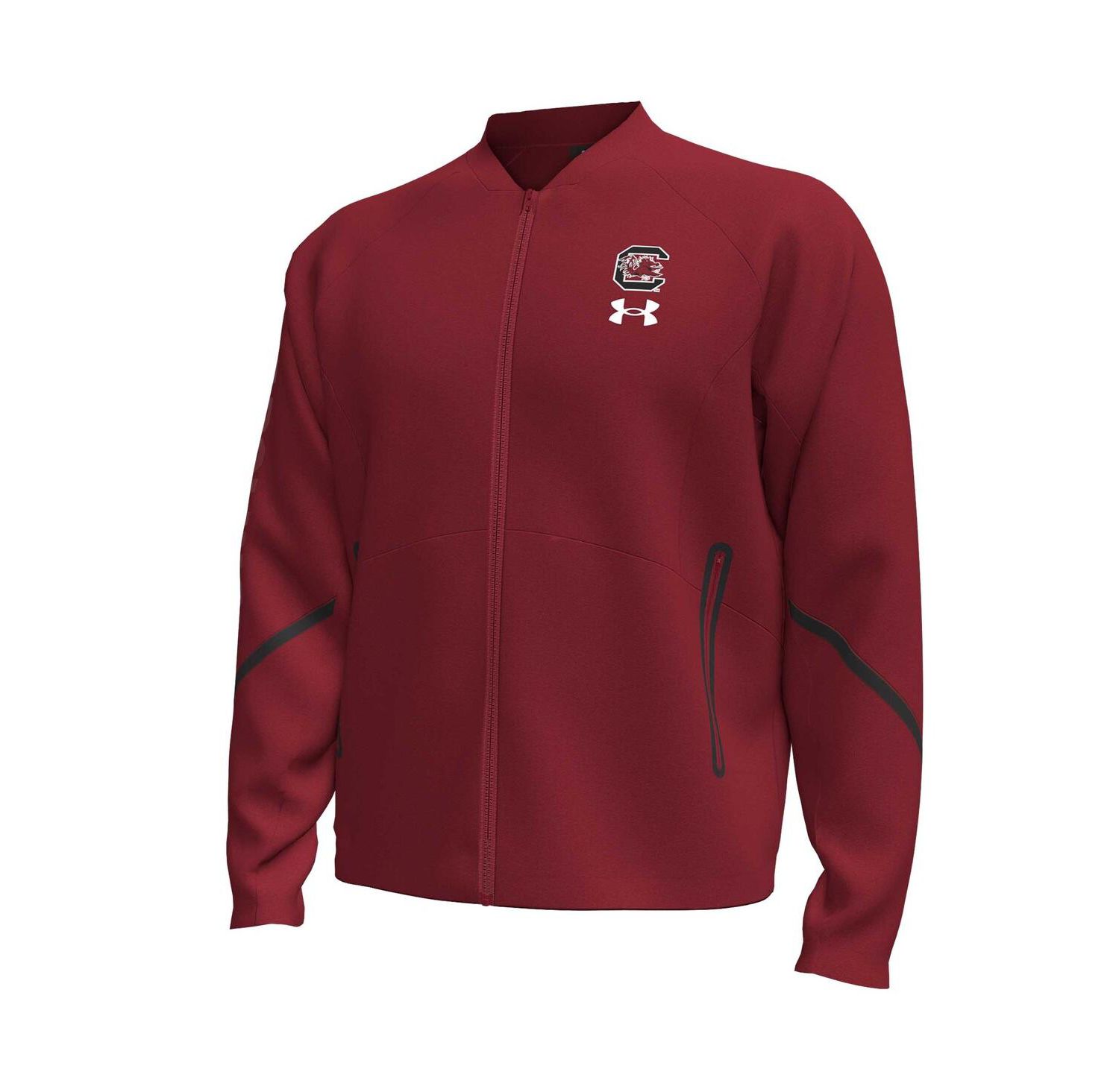 Men's Garnet South Carolina Gamecocks Unstoppable Full-Zip Bomber Jacket